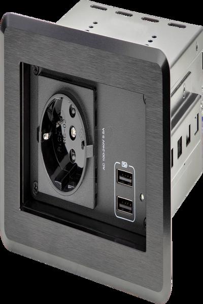 StarTech.com Konferensbord Power Center AC USB - KITBZPOWEU