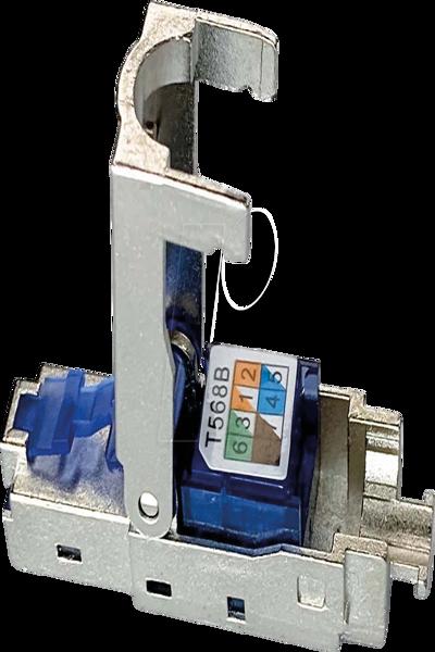 Nedis RJ45-Stecker| Stecker| CAT6 CAT6a| Gerade| Vergoldet| 2 StÃƒÂ¼ck| Metall|