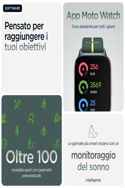 Motorola Solutions Watch Fit green - PG38C07182
