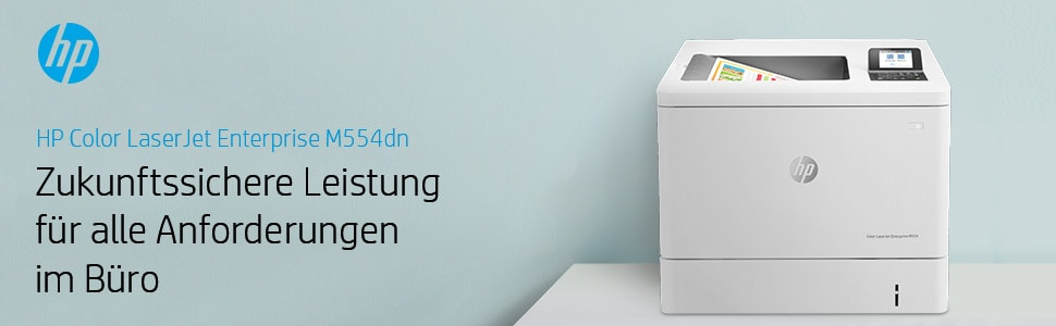 HP Color LaserJet Enterprise M554dn Printer - 7ZU81A