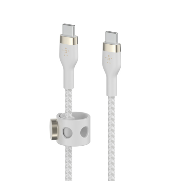 Belkin BOOST CHARGE USB-C to 2.0 Braided Silicon 1M White - Digital - CAB011BT1MWH