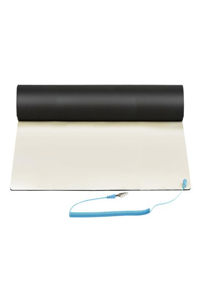 StarTech.com 23x47in Anti Static Mat, ESD Mat for Electronics Repair, Anti Static Desk Mat w/Detachable Grounding Wire, ANSI/ESD S 4.1 Compliant, Flexible Thermoplastic Work Mat/Pad - LG-ANTI-STATIC-MAT