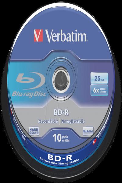 Verbatim 10 x BD-R - 25 GB 6x - 43742