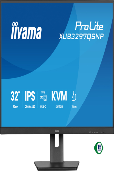IIYAMA 32" IPS MONITOR USB-C D - XUB3297QSNP-B1
