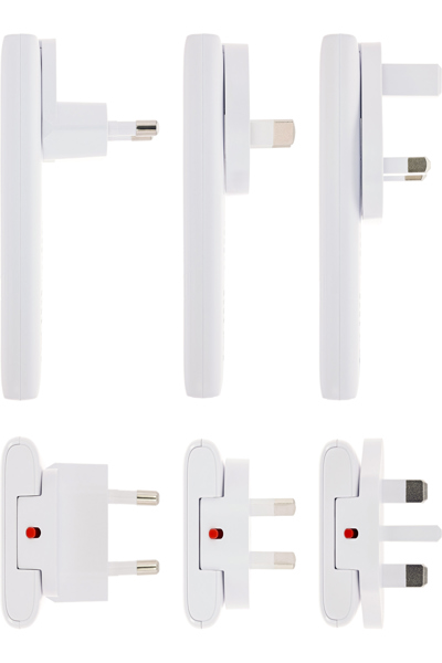 INLINE USB TRAVEL POWER ADAPTER CHARGER DUAL USB-C 65W