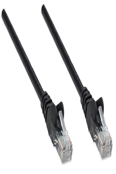 Intellinet nätverkspatchkabel, Cat5e, 0,25m, svart - 347440