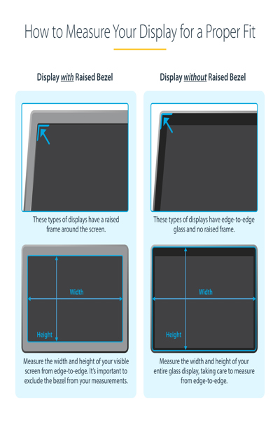 StarTech.com 24-inch Gold Monitor Privacy Screen - 2469G-PRIVACY-SCREEN