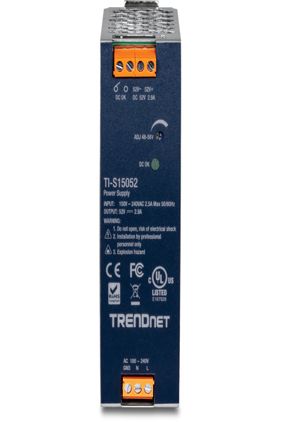TRENDnet Power supply (DIN rail mountable) - TI-S15052