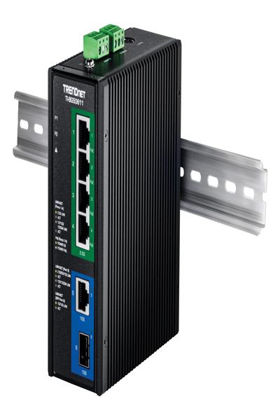 TRENDNET TI-BG50611 DIN-RAIL SWITCH 2.5G - TI-BG50611