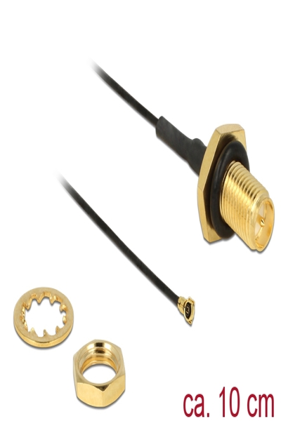 Delock Antenna cable - RP-SMA (F) to MHF4 (M) - 12464