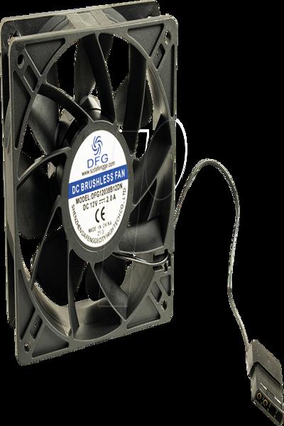 Inter-Tech DFG12038B12DN - Ventilateur de boîtier