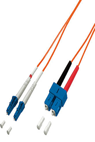 Équiper un câble de raccordement multimode LC vers multimode SC
