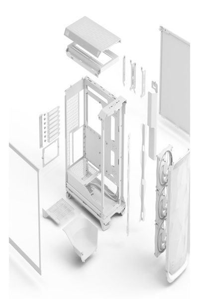 Boîtier PC Fractal Design Meshify 3 Blanc RGB TG