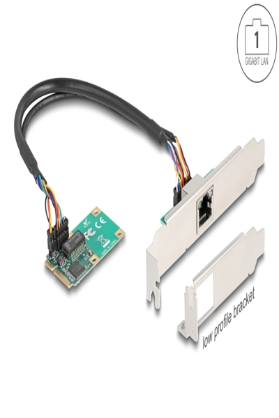 Delock 95268 Mini PCI Express to RJ-45 0.25m - 95268