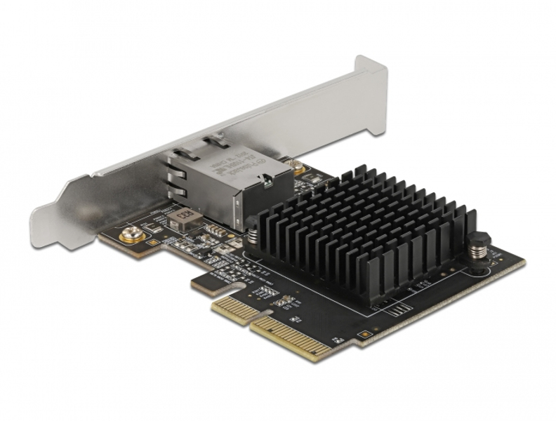 Delock PCIe x4 card 1 x RJ45 10 Gigabit LAN AQC107 - 89383