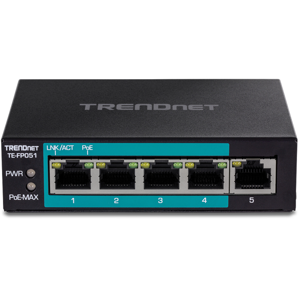 TRENDnet TE-FP051 - Unmanaged Switch - TE-FP051