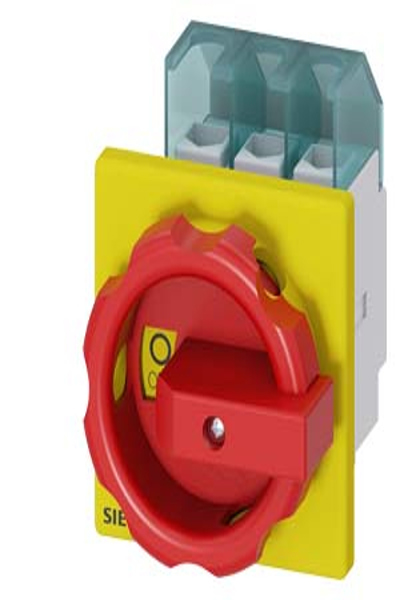 Siemens 3LD2103-0TK53, 3P, Red,Yellow, 690V, 6000V, CSA, UL, VDE, EAC, CE, LRS, 50 - 60 Hz