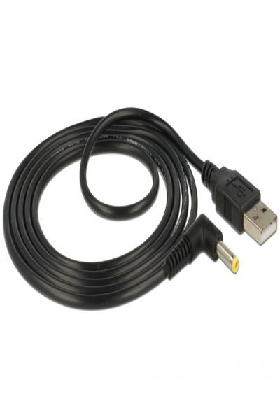 Delock USB-/strömkabel - USB (hane) till DC-uttag 4,0 x 1,7 mm (hane) vinklad - 85544