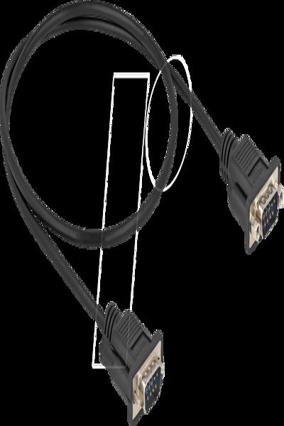 Delock Serial Cable RS-232 D-Sub9 male to male with narrow plug housing 0.5 m - 87839