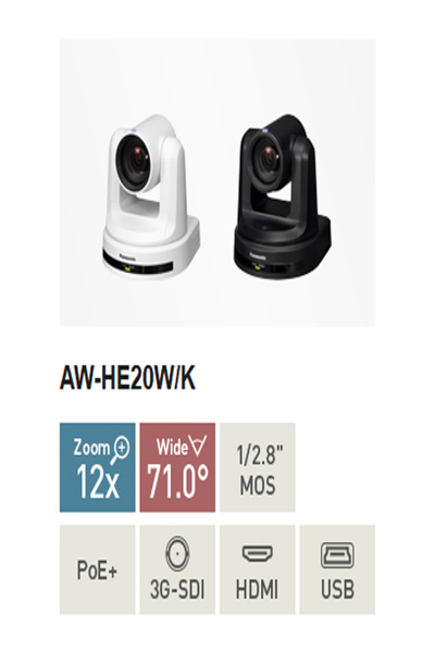 Panasonic AW-HE20 - Full-HD PTZ-kamera - AW-HE20WE