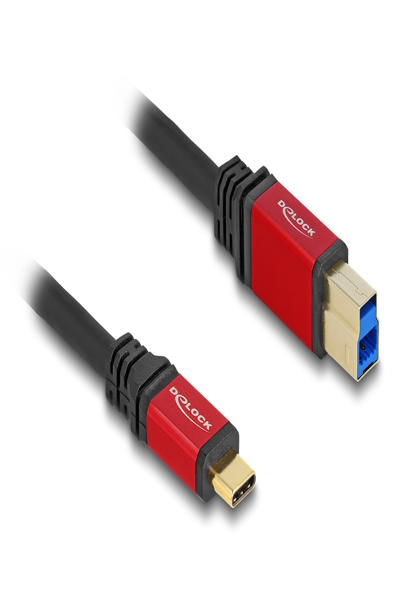 Câble USB Delock - USB-C 24 broches (M) vers USB Type B (M)