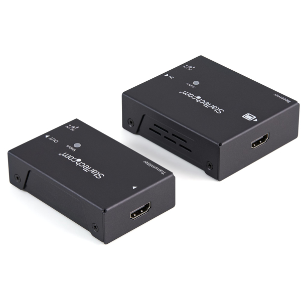 StarTech 330 ft. (100 m) HDMI Over Cat6 Extender - HDMI over CAT5 - HDBaseT Extender - 4K30 - HDMI Video Extender (ST121HDBTPW) - Video/Audio Extension - ST121HDBTPW