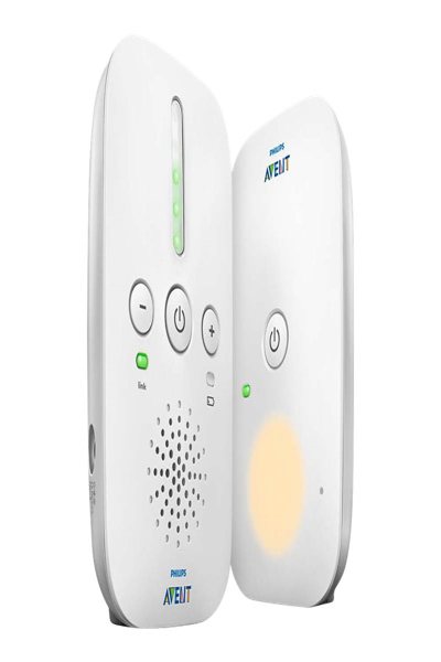 Philips AVENT Audio Monitors Essential SCD502 Audio Baby Monitor DECT - DECT babyphone - 120 channels - 300 m - 50 m - 300 m - White - SCD502/26