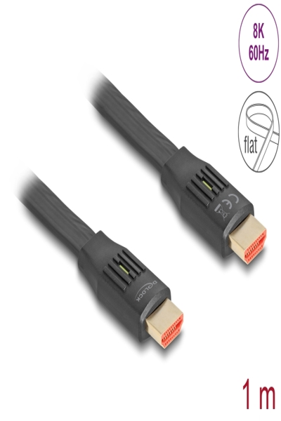 Delock High Speed - HDMI-kabel med Ethernet - 81001