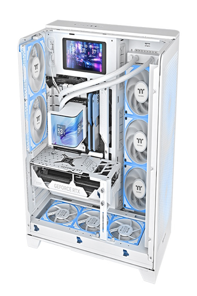 Thermaltake MAGCurve 360 Ultra Snow Argb | AiO Water Cooling - Processor cooler - AMD Socket AM3 (Ph. II/Ath. II) - CL-W454-PL12SW-A