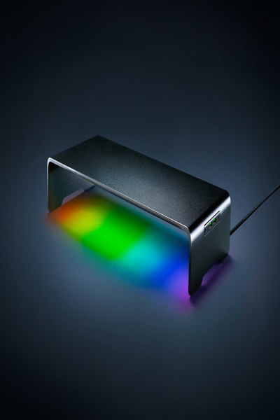 Razer monitorstativ i aluminium med 4-portars hubb - RC21-02320100-R3M1