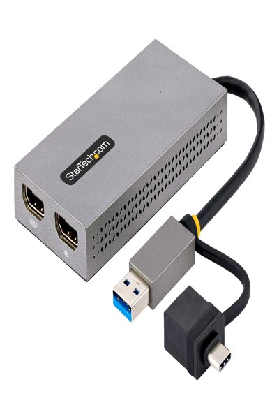 StarTech.com USB to Dual HDMI Adapter 4K 1080p - 107B-USB-HDMI