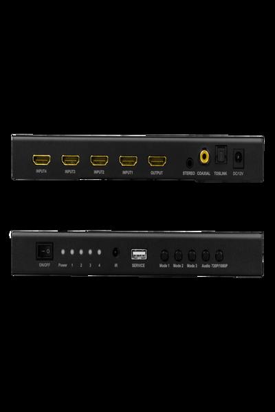 LogiLink HDMI Switch 4x1 Multiviewer 1080p/60Hz Skalare - HD0052