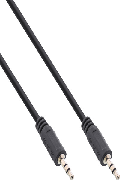 Câble audio en ligne 3,5 mm stéréo mâle / mâle 2,5 m
