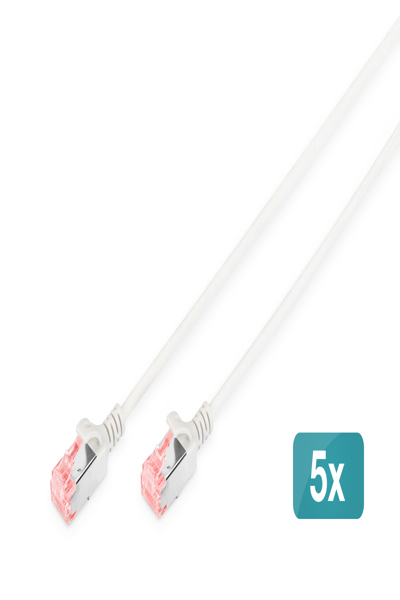 DIGITUS Slim - Patch cable - RJ-45 (M) to RJ-45 (M) - DK-1624-100S-5