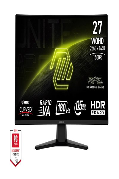 MSI MAG 274CQF CURVED GAMING MONITOR 27" WQHD VA - 9S6-3CE31T-007
