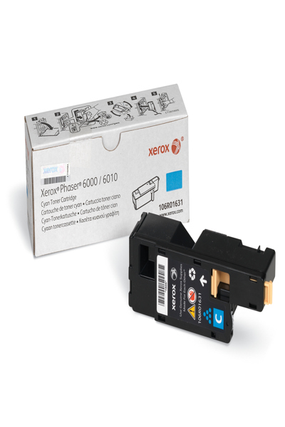 Xerox Cyan Toner Cartridge - Phaser 6000/6010, - 1000 pages - Cyan - 1 pc(s)