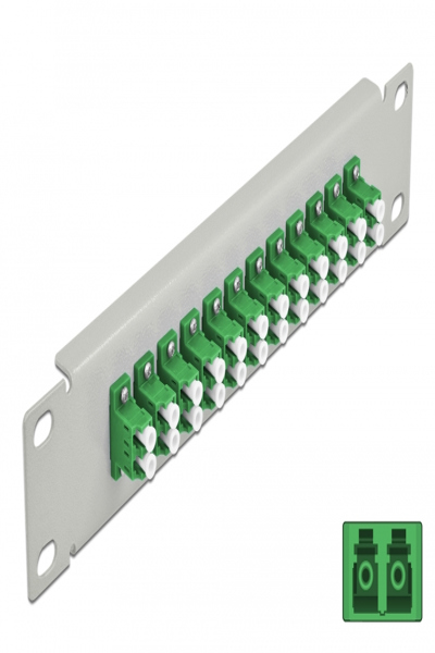 Delock Patchpanel - kan monteras i rack - 66787
