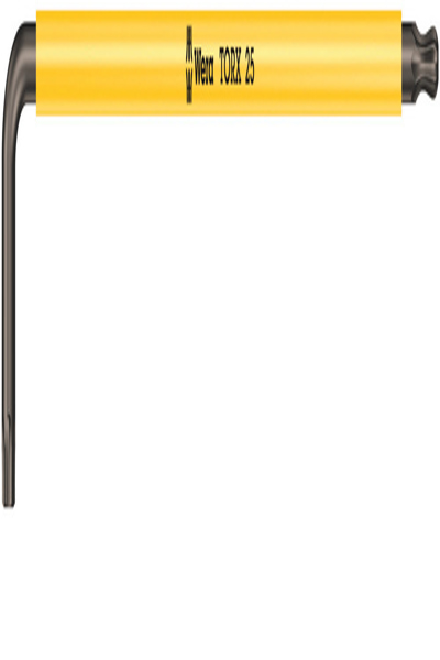 Wera 967 SPKXL, clé Torx L, T25, jaune, 154 mm, 27 mm, 1 pièce(s)