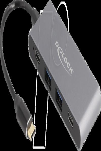 Hub Delock - 10 Gbit/s - 2 x USB 3.2 Gen 2 + 2 x USB-C 3.2 Gen 2