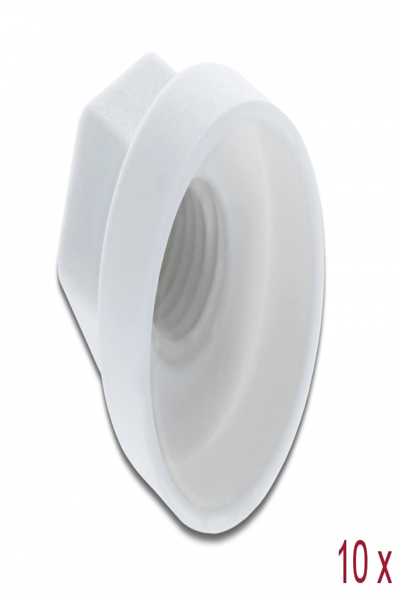 Capuchon de protection Delock - blanc (lot de 10)