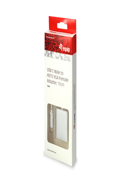 Adaptateur USB-C mâle 24 broches vers VGA femelle HD-15