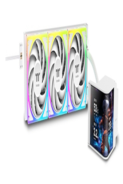 Thermaltake MAGCurve 360 Ultra Snow Argb | AiO Water Cooling - Processor cooler - AMD Socket AM3 (Ph. II/Ath. II) - CL-W454-PL12SW-A