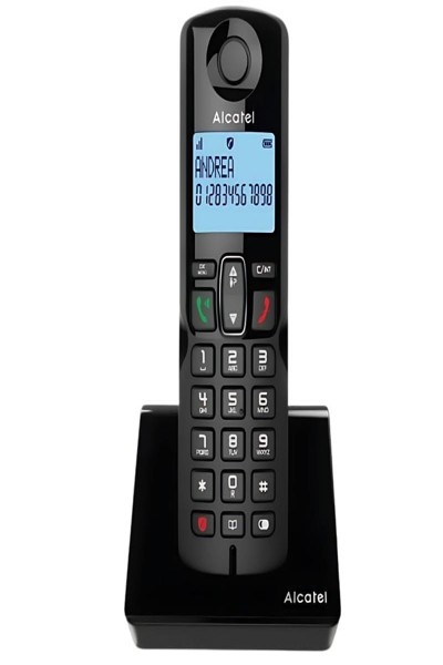 Téléphone mains libres DECT Alcatel S280 EWE noir