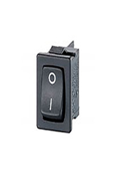 Bachmann BACH 924.185 Wippenschalter Serie 3634 Ausschalter 2-polig schwarz