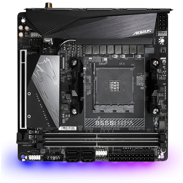 Gigabyte B550I AORUS PRO AX - AMD Ryzen - Socket AM4 - B550 I AORUS PRO AX
