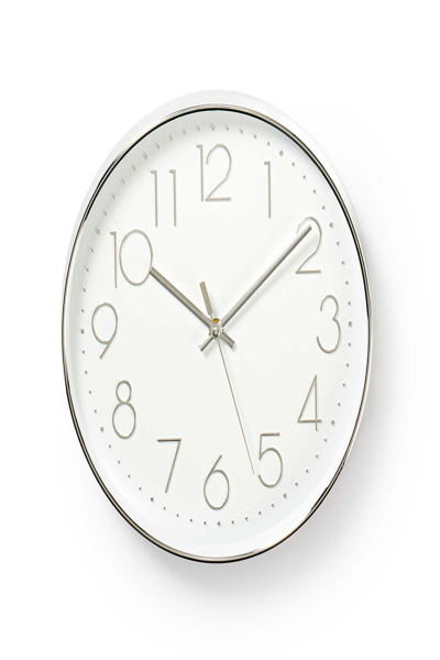 Horloge murale Nedis 300 mm argent