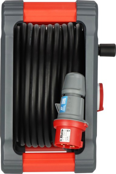 Brennenstuhl 9222300110, Svart, Blå, Röd, Plast, 3 AC-uttag, CEE, Typ E / F, Rak, 30 m - 9222300110