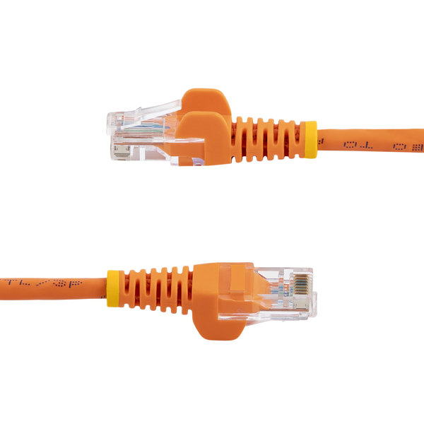 StarTech Cat5e Ethernet Patch Cable with Snagless RJ45 Connectors - 10 m - Orange - 10 m - Cat5e - U/UTP (UTP) - RJ-45 - RJ-45 - Orange - 45PAT10MOR