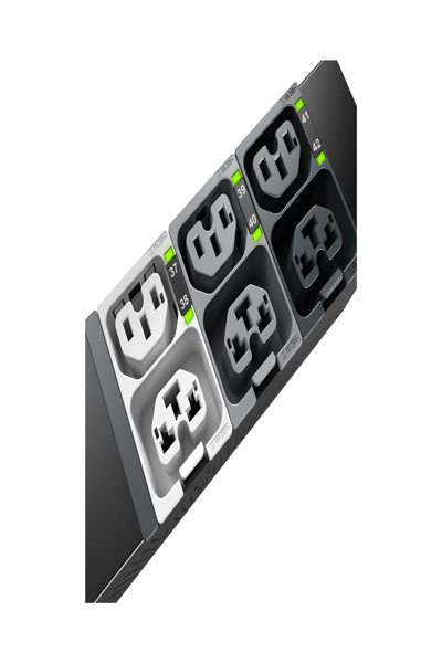 APC NetShelter Rack PDU Advanced - Metered - 3Phase - 22.1kW 400V 32A or 17.3kW 415V 30A - 48 Outlets - IEC309 - Metered - 0U - Three-phase - Rackmount - Vertical - Black - APDU10350ME