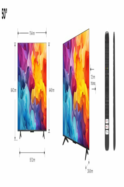 TCL P61 50P61B Fernseher 127 cm (50") 4K Ultra HD Smart-TV WLAN Titan - 127 cm - 50"